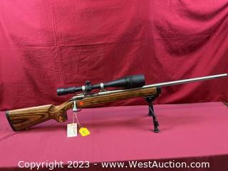 Savage Model 12 Long-Range-Target Bolt-Action Rifle W/10x40 Scope in 22-250