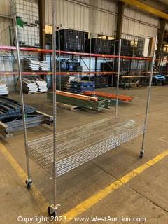 Metro Style Rolling Wire Rack
