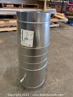 10” Relief Damper and 9” To 10” Reducer (New)