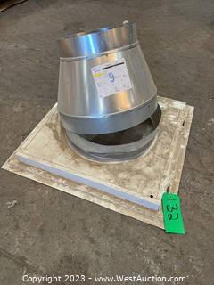 24” HVAC Ceiling Vent and 10” To 14” Reducer 