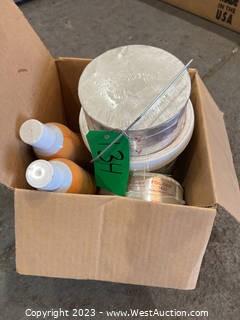 Contents of Box: Foil Tape, Duct Liner Spray and Water Based Duct Sealant 