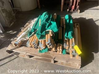 (10) Wooden Collapsible Cots