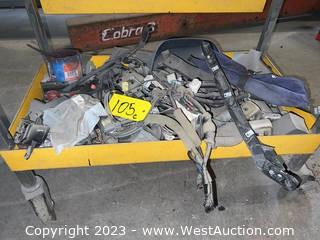 Contents of Toolbox Drawer: Assorted Hand Tools, Car Parts and More