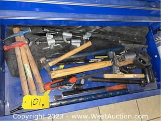 Contents of Toolbox Drawer: Assorted Hand Tools 