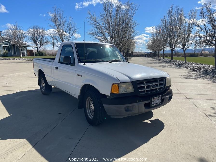 Online Bankruptcy Auction of 2002 Ford Ranger in Woodland, California