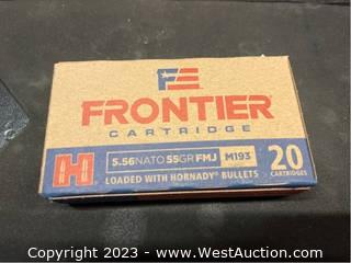 Hornady .223/5.56 Ammo 1-Case (500 Rounds)