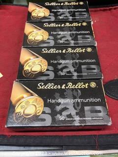 Sellier & Bellot Brass 45 Ammo 4-Boxes (200 Rounds)