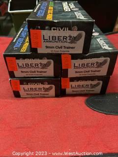 Liberty Civil Trainer 9mm Ammo 5-Boxes (250 Rounds)