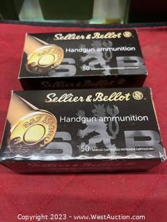 Sellier & Bellot .357 Magnum Jacketed Soft Point Ammo 2-Boxes 