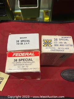 Asst 38 Special Ammo 3-Boxes