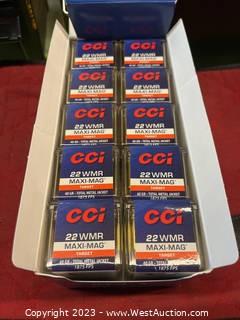 CCI Maxi-Mag 22 Magnum Ammo 10-Boxes 1-Brick (500 Rounds)