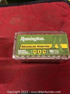Remington .22 Magnum Ammo 5-Boxes (250 Rounds)