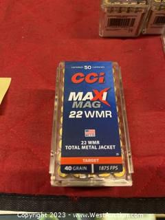 CCI Maxi-Mag 22 Magnum Ammo 5-Boxes (250 Rounds)