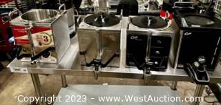 Lot of Commercial Coffee Dispensers 