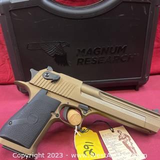 (NEW) Magnum Research, Desert Eagle Semi Auto Pistol in 44 Magnum