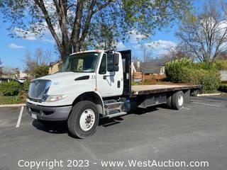 2018 International 4300 Stake/Flatbed Truck with Liftgate