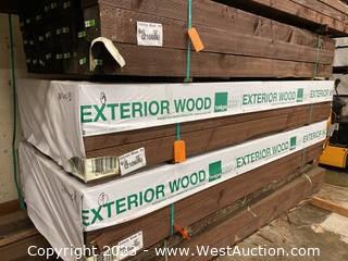 (24) Taiga Exterior Wood 6x6 Beams - 10’
