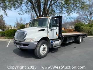 2018 International 4300 Stake/Flatbed Truck with Liftgate