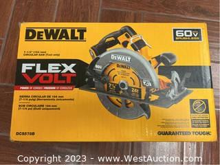 DeWalt Flex Volt 60v 7-1/4” Circular Saw (New) 
