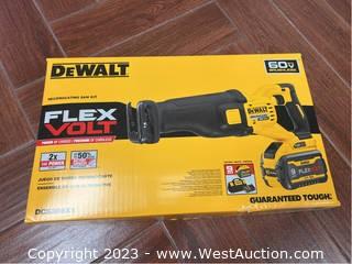 DeWalt Flex Volt 60v Brushless Reciprocating Saw Kit (New)