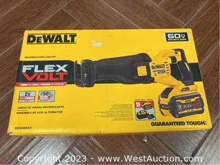 DeWalt 60v Brushless Flex Volt Reciprocating Saw Kit (New)