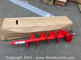 8”x38” Forged Steel Auger 