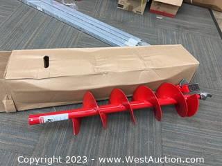 8”x38” Forged Steel Auger 