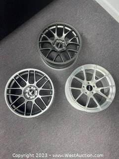(3) Apex Wheels BMW 5x120/18x9.5 Assorted