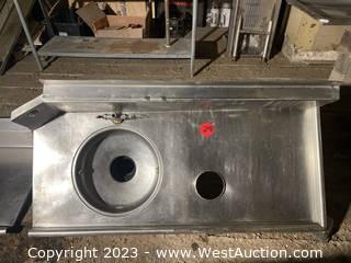 Load and Empty Dish Machine Tables