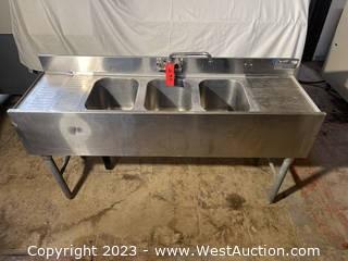 Eagle 3-Compartment Sink