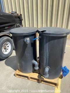 (2) Water Holding Tanks