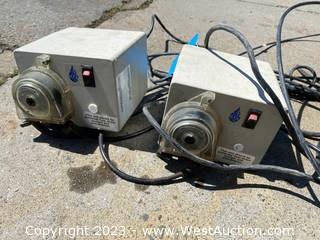 (2) Mec-O-Matic PulsaFeeder Metering Pumps