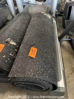 Roll of Gym Mat Flooring 4’x25’ 
