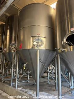 Silver State Stainless Steel Jacketed Fermentation Tank - 90BBL