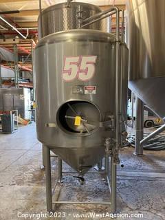 The Pub Brewing Company Stainless Steel Jacketed Fermentation Tank - 15BBL
