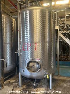 Quality Stainless Tanks Stainless Steel Jacketed Brite Beer Tank - 60 BBL