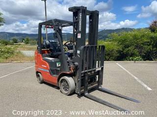 UniCarriers 4250lb Capacity Propane Forklift with Lift-N-Weigh System