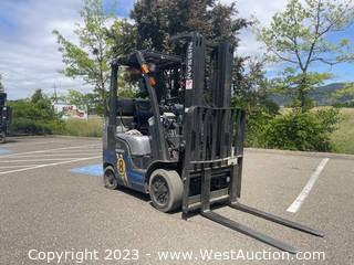 Nissan 50 4400lb Capacity Propane Forklift with Lift-N-Weigh System