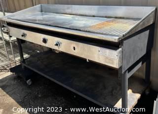 Heavy Duty Commercial Propane 72” Griddle 