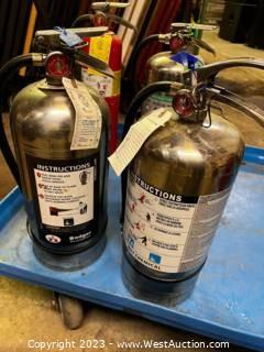 (2) Commercial Kitchen K-Class Fire Extinguishers 