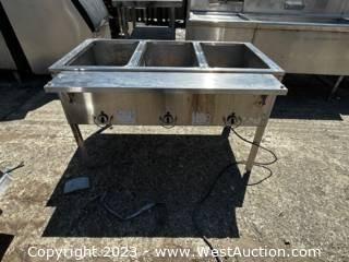 Electric Three Bin Steamtable