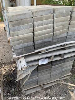(2) Pallets of Mixed Style Mixed Color Giant Pavers