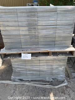 (2) Pallets of Mixed Style Mixed Color Giant Pavers