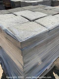 (2) Pallets of Mixed Style Mixed Color Giant Pavers