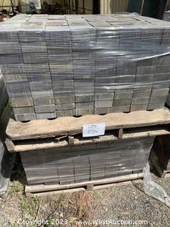 (2) Pallets of Mixed Style Mixed Color Square Pavers