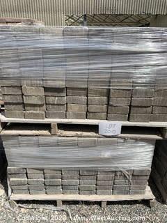 (2) Pallets of Old World Classic Mixed Color Square Pavers