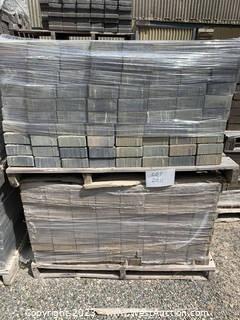 (2) Pallets of Mixed Style Mixed Color Square Pavers