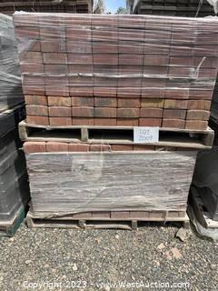 (2) Pallets of Carriage Stone Sonoma Gold Square Pavers