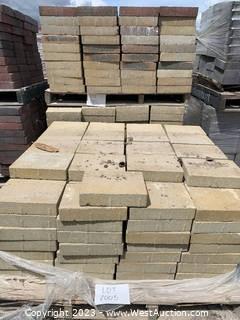 (3) Pallets of Mixed Style Mixed Color Giant Pavers
