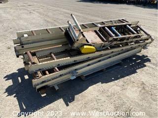 Pallet Of Conveyor Tables and Other Conveyor Parts